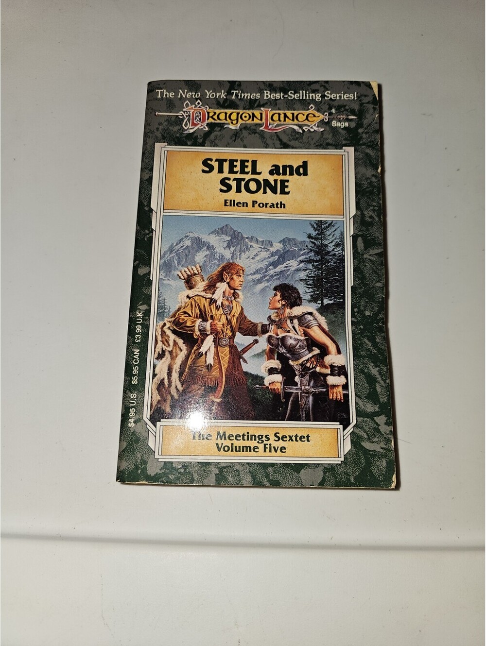 1st Ed. DragonLance Steel And Stone By Ellen Porath Meetings Sextet Vol. 5 1992